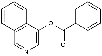 4-Isoquinolinol, 4-benzoate Structure