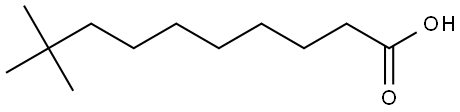 9,9-dimethyl-decanoic acid Structure