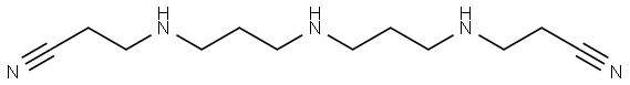 Propanenitrile, 3,3'-[iminobis(3,1-propanediylimino)]bis- (9CI) Structure