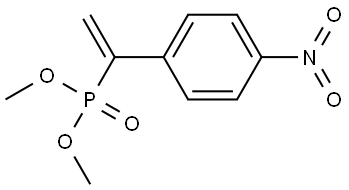 Phosphonic acid, [1-(4-nitrophenyl)ethenyl]-, dimethyl ester Structure