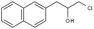 α-(Chloromethyl)-2-naphthaleneethanol Structure