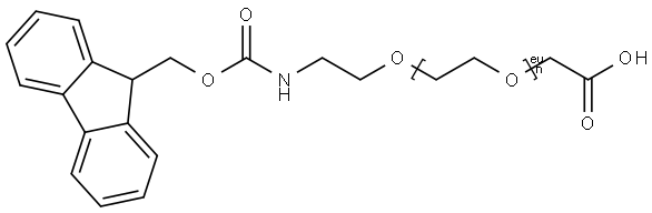 Fmoc-NH-PEG12-CH2COOH Structure