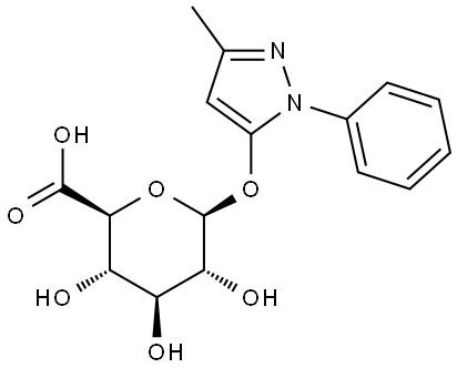 Edaravone Glucuronide Structure