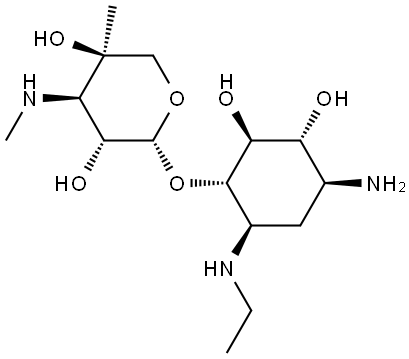 Etimicin Impurity 2 (Netilmicin EP Impurity B) Structure