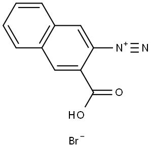 2-carboxy-4-methylbenzenediazonium bromide Structure