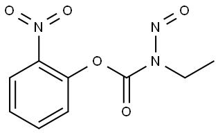 2-nitrophenyl ethyl(nitroso)carbamate Structure