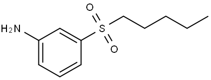 3-(pentylsulfonyl)aniline Structure