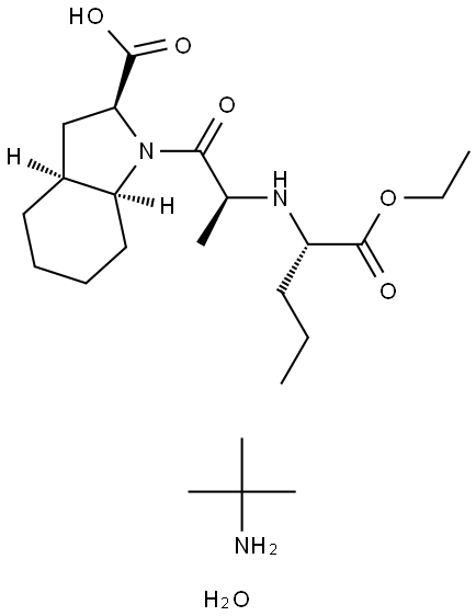 Perindopril erbumine monohydrate Structure