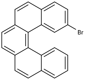 Dibenzo[c,g]phenanthrene, 9-bromo- Structure