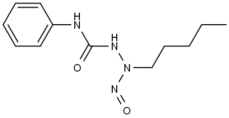 2-nitroso-2-pentyl-N-phenylhydrazinecarboxamide Structure