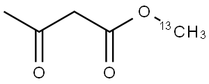 [13C]-Methyl-3-oxobutanoate Structure