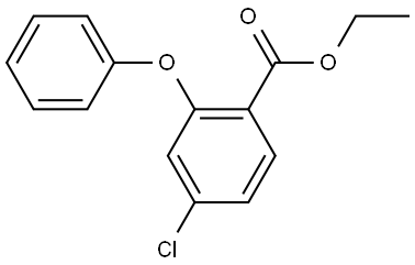 ethyl 4-chloro-2-phenoxybenzoate Structure