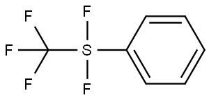 Sulfur, difluorophenyl(trifluoromethyl)-, (T-4)- Structure