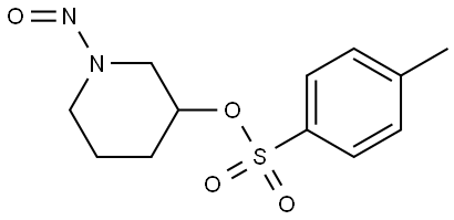 1-nitrosopiperidin-3-yl 4-methylbenzenesulfonate Structure