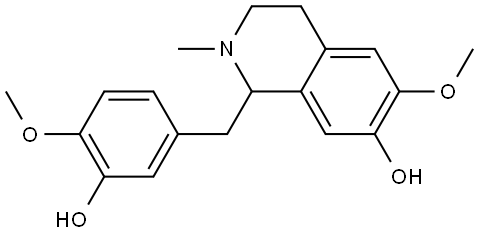 Cocculanorine (6CI,8CI) 구조식 이미지