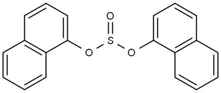 1-Naphthalenol, 1,1′-sulfite Structure