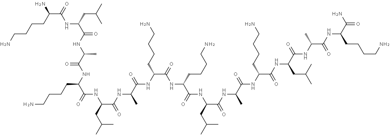 d-(KLAKLAK)2, Proapoptotic Peptide Structure