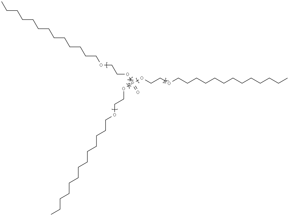 TRIDECETH-10 PHOSPHATE Structure