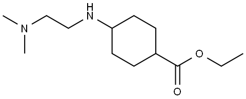 ethyl 4-((2-(dimethylamino)ethyl)amino)cyclohexanecarboxylate Structure