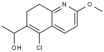 1-(5-chloro-2-methoxy-7,8-dihydroquinolin-6-yl)ethan-1-ol Structure