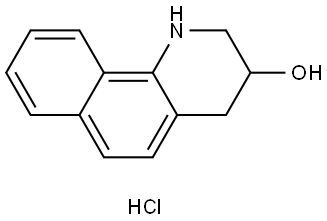 1,2,3,4-tetrahydro-benzo[h]quinolin-3-ol hydrochloride Structure