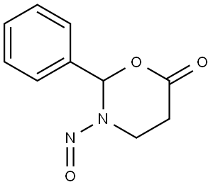 3-nitroso-2-phenyl-1,3-oxazinan-6-one Structure