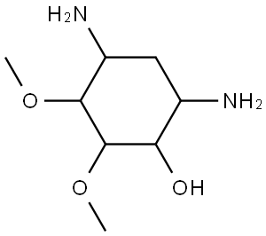 D-Streptamine, 2-deoxy-5,6-di-O-methyl- (9CI) Structure