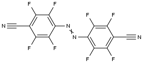 Benzonitrile, 4,4'-azobis[2,3,5,6-tetrafluoro- (9CI) Structure