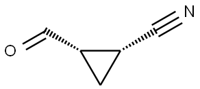 cis-2-Formyl-cyclopropanecarbonitrile Structure