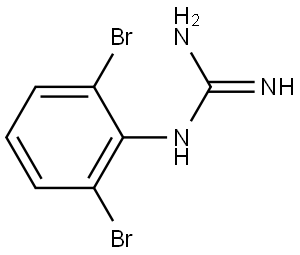 1-(2,6-Dibromophenyl)guanidine Structure