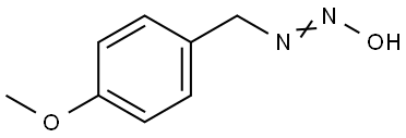 (E)-1-hydroxy-2-(4-methoxybenzyl)diazene Structure