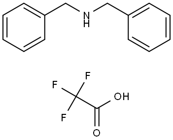 Dibenzylamine 2,2,2-trifluoroacetate Structure