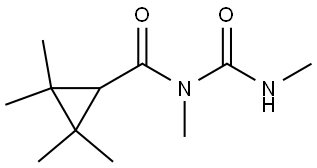 N-2-2-3-3-Pentamethyl-N-(methylcarbamoyl)cyclopropane-1-carboxamide Structure