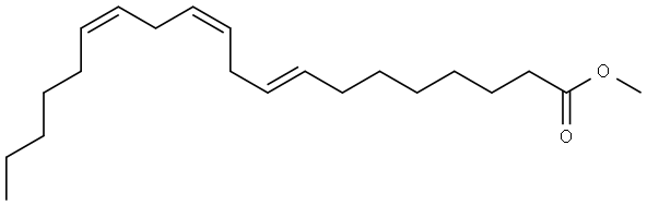 All Trans-8,11,14-Eicosatrienoic Methyl Ester Structure