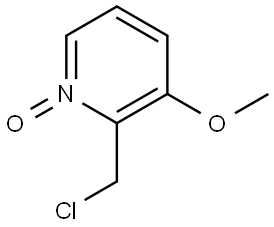 2-(chloromethyl)-3-methoxypyridine 1-oxide Structure