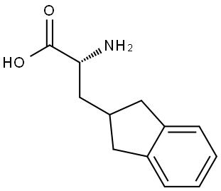 (R)-a-Amino-2,3-dihydro-1H-indene-2-propanoic acid Structure