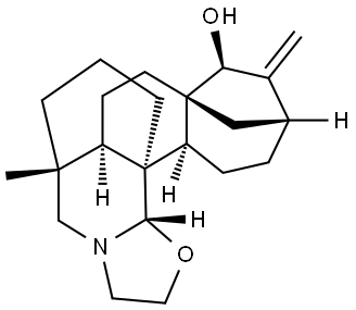 (15S)-20,21-(Epoxyethano)-15-hydroxy-4-methyl-16-methyleneveatchane Structure