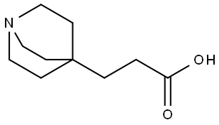 3-(quinuclidin-4-yl)propanoic acid Structure