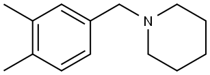 1-[(3,4-Dimethylphenyl)methyl]piperidine Structure