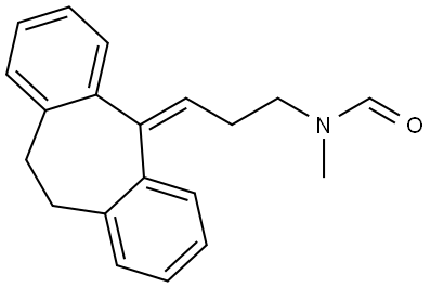 Formamide, N-[3-(10,11-dihydro-5H-dibenzo[a,d]cyclohepten-5-ylidene)propyl]-N-methyl- Structure