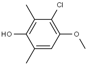 3-Chloro-4-methoxy-2,6-dimethylphenol Structure