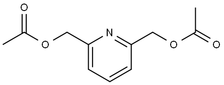 2,6-Pyridinedimethanol, 2,6-diacetate Structure