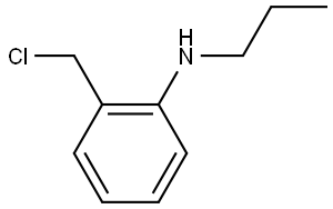 2-(chloromethyl)-N-propylaniline Structure