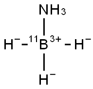 Ammonia borane complex 11B Structure