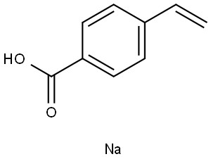 Sodium 4-vinylbenzoic acid >=98.0% Structure