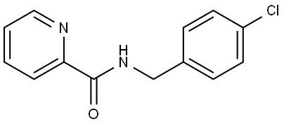 N-(4-Chlorobenzyl)picolinamide Structure