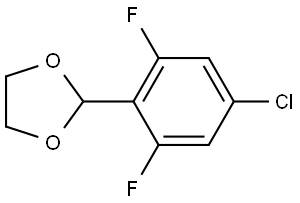 2-(4-chloro-2,6-difluorophenyl)-1,3-dioxolane Structure