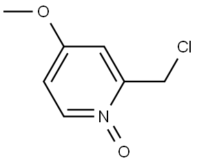 2-(chloromethyl)-4-methoxypyridine 1-oxide Structure