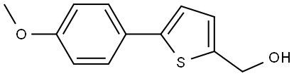 5-(4-Methoxyphenyl)-2-thiophenemethanol Structure