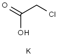 Chloroacetic acid potassium salt Structure